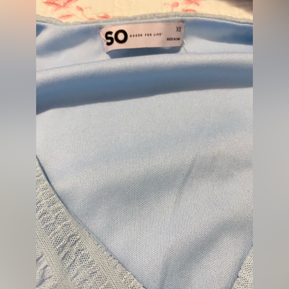 SO Light Blue Women's Blouse